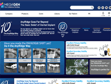 Tablet Screenshot of imegagen.com